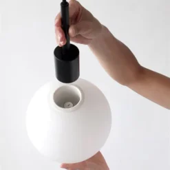 Menu Abat-jour TR Verre Opale -Lampe Rabais Magasin 33717 02 03 6f7dd55c40