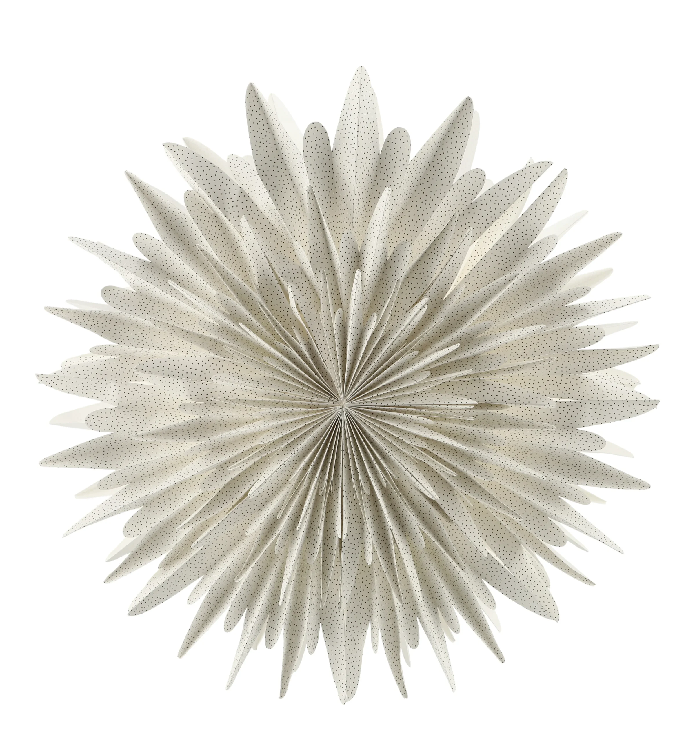 Étoile De L'avent Blanche à Pois Luna 3 Étoile De L'avent Blanche à Pois Luna – Image 3