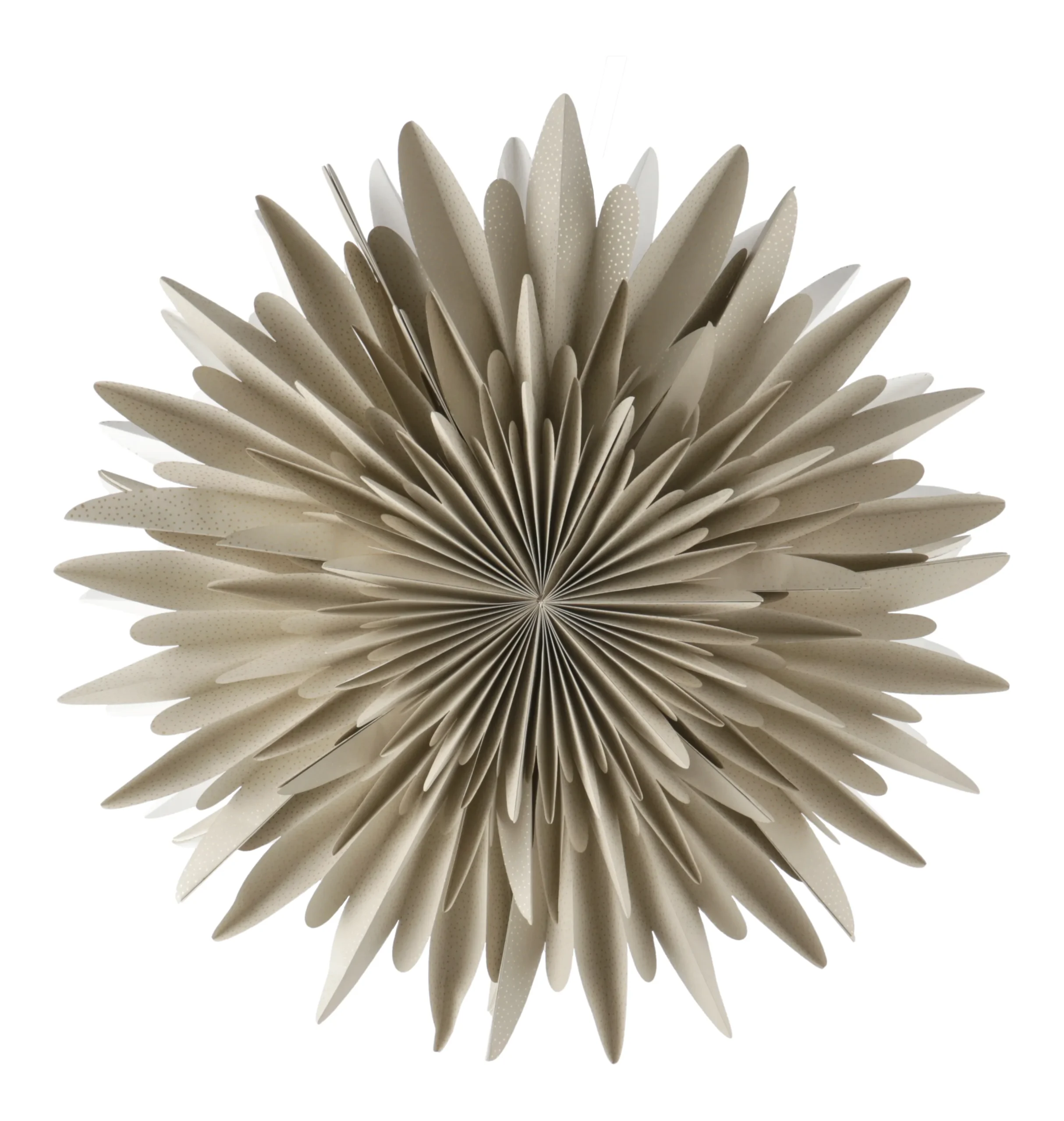 Étoile De L'avent Beige à Pois Luna 2 Étoile De L'avent Beige à Pois Luna – Image 2